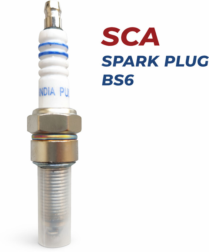 SAHAJ CAPITAL SCA-SP-BS6 SCA Spark Plug BS6 Single Platinum Spark Plugs(Pack of 1)
