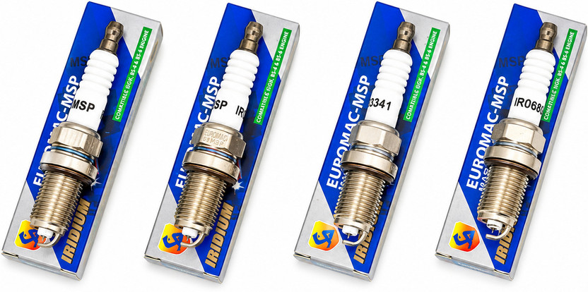 EUROMAC EUROMAC - MSP ACCENT,SANTRO,ECO,I10,ELANTRA,GETZ,VERNA,COROLLA,ACCORD,MOBILIO,CIVIC,INDICA. XETA,CITY. Iridium Spark Plugs(Pack of 4) - Flipkart Deal