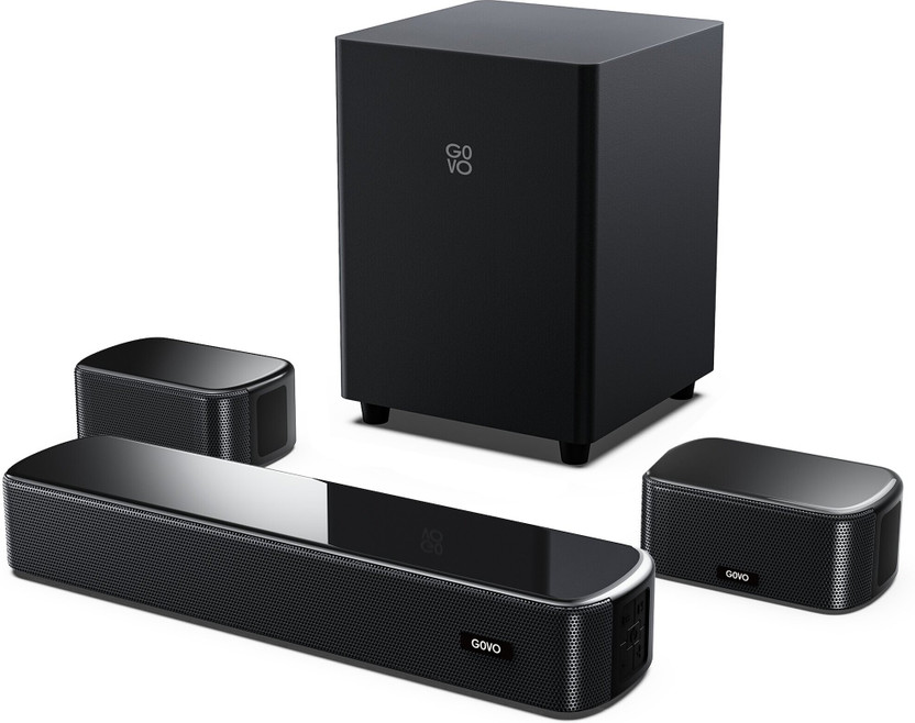 GOVO GoSurround 690 120 W Bluetooth Soundbar(Platinum Black, 5.1 Channel)