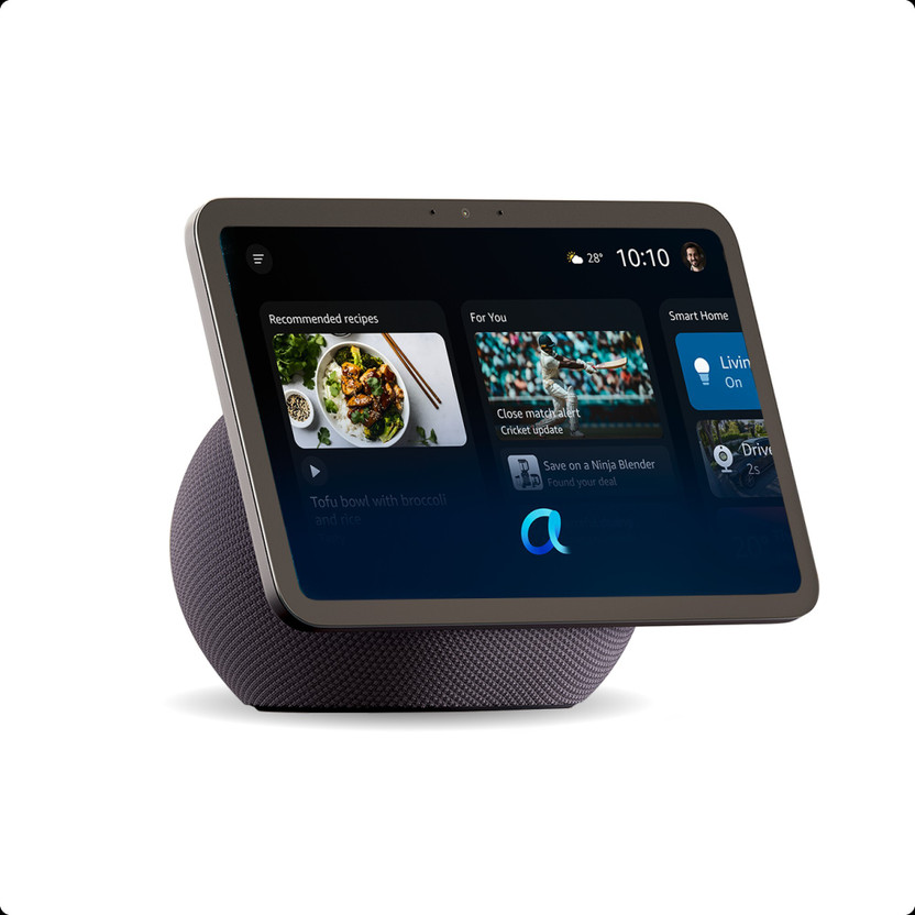 Echo Show 8, HD 8.7" display with spatial audio, Alexa+ Early Access with Alexa Assistant Smart Speaker(Graphite)