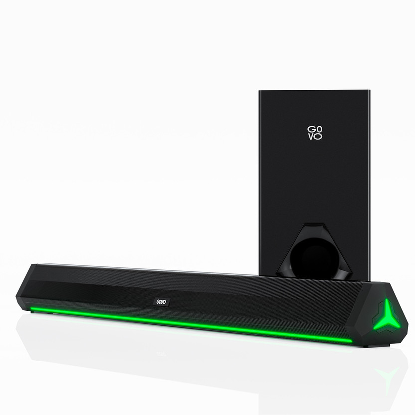 GOVO GOSURROUND 930|250W 250 W Bluetooth Soundbar(Platinum Black, 2.1 Channel)