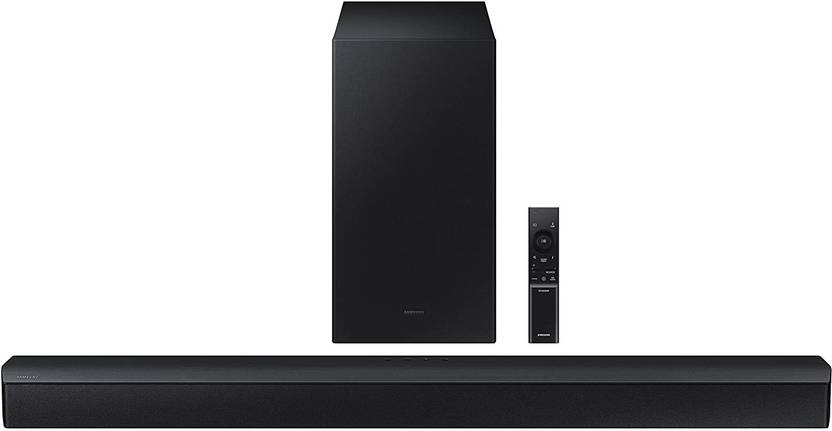 Samsung Samsung HW-C45E/XL, Dolby Digital with Wireless Subwoofer, Poweroutput 300 W Bluetooth Soundbar (Black, 2.1 Channel)
