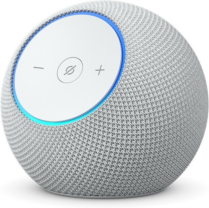 Echo Dot Max with Room filling sound, 3x more bass, and a Built in smart home hub with Alexa Assistant Smart Speaker(Glacier White)