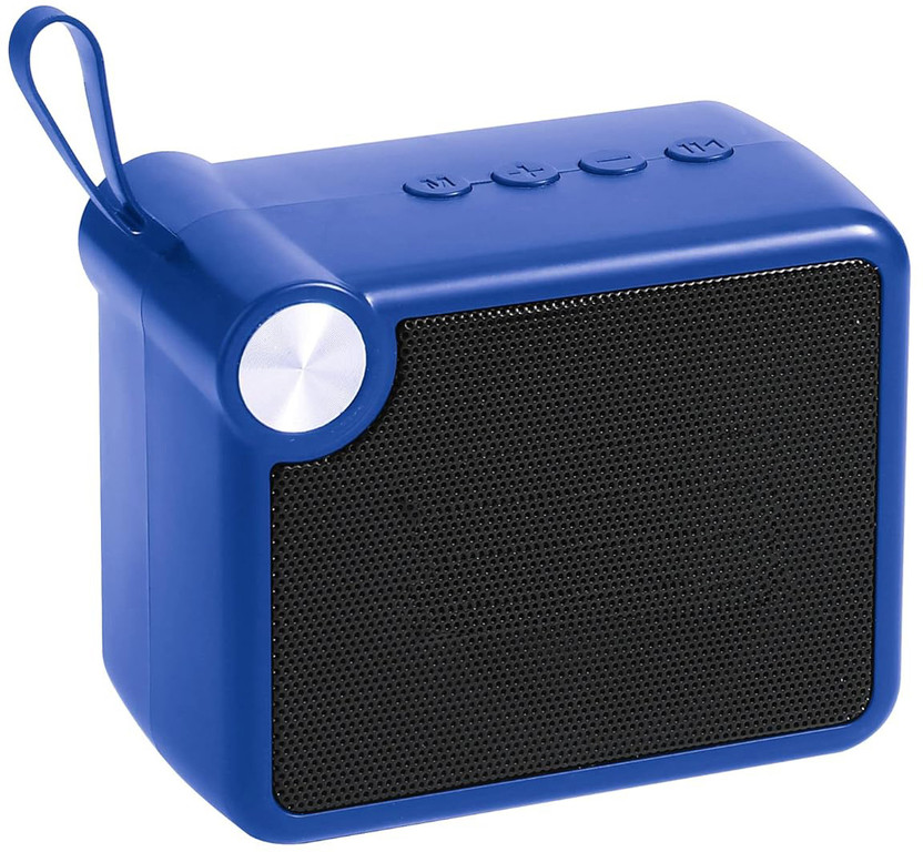 CIHROX Q.one Bluetooth Speaker Outdoor Audio Creative Portable Mini Subwoofer Gift 5 W Bluetooth Gaming Speaker(Blue, Stereo Channel)