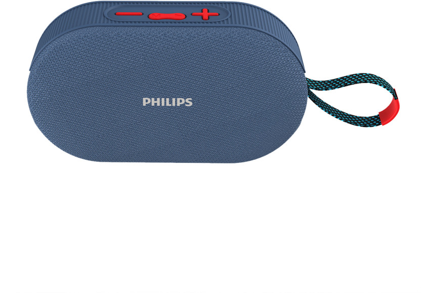 PHILIPS TAS1400BL 12W Speaker, 1200mAh Battery, RGB Light, BT 5.3, 10H Playtime, TF/USB 12 W Bluetooth Speaker(Blue, 2.0 Channel)