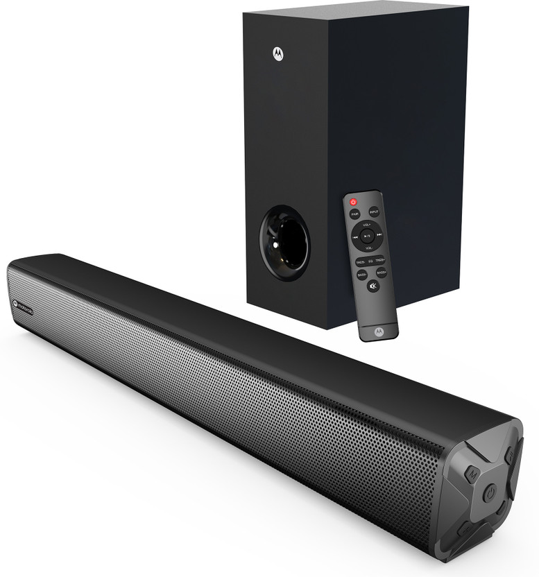 MOTOROLA AmphisoundX Vibe 120 W Bluetooth Soundbar(Black, 2.1 Channel)