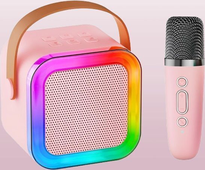 DIJA DIJA Mini Karaoke Bluetooth Speaker with Microphone | Kids Music Singing 5.6 W Bluetooth Home Audio Speaker(Multicolor, 5.1 Channel) - Flipkart Deal