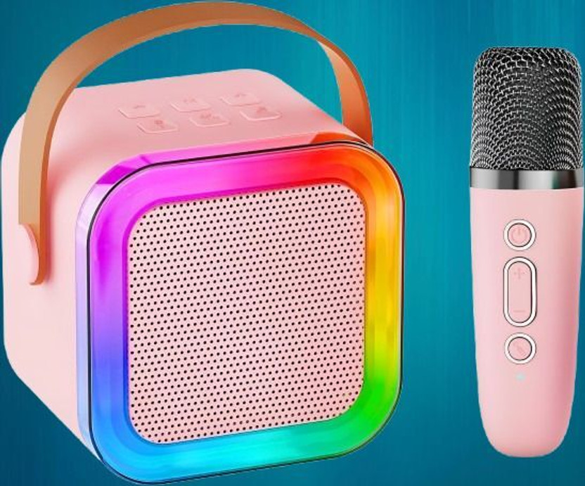 Xo professional New Portable Karaoke Speaker Bluetooth - Wireless Mic Pack of One 5.6 W Bluetooth Home Audio Speaker(Multicolor, 5.1 Channel)