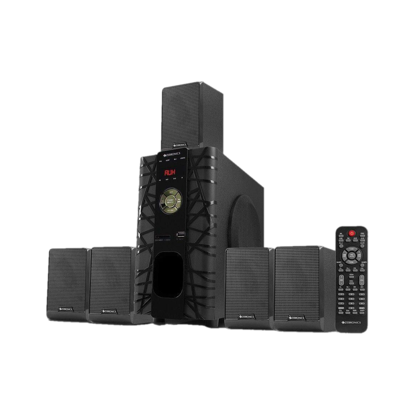 ZEBRONICS ZEB-BT 6590 RUCF 65 W Bluetooth Home Audio Speaker(Black, 5.1 Channel)