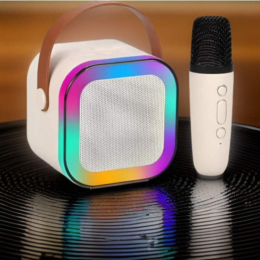 Raptor Raptor Karaoke Speaker K12: Party POP Wireless Bluetooth Speaker with Mic, RGB 580 10 W Bluetooth Home Audio Speaker(Multicolor, 4.1 Channel) - Flipkart Deal