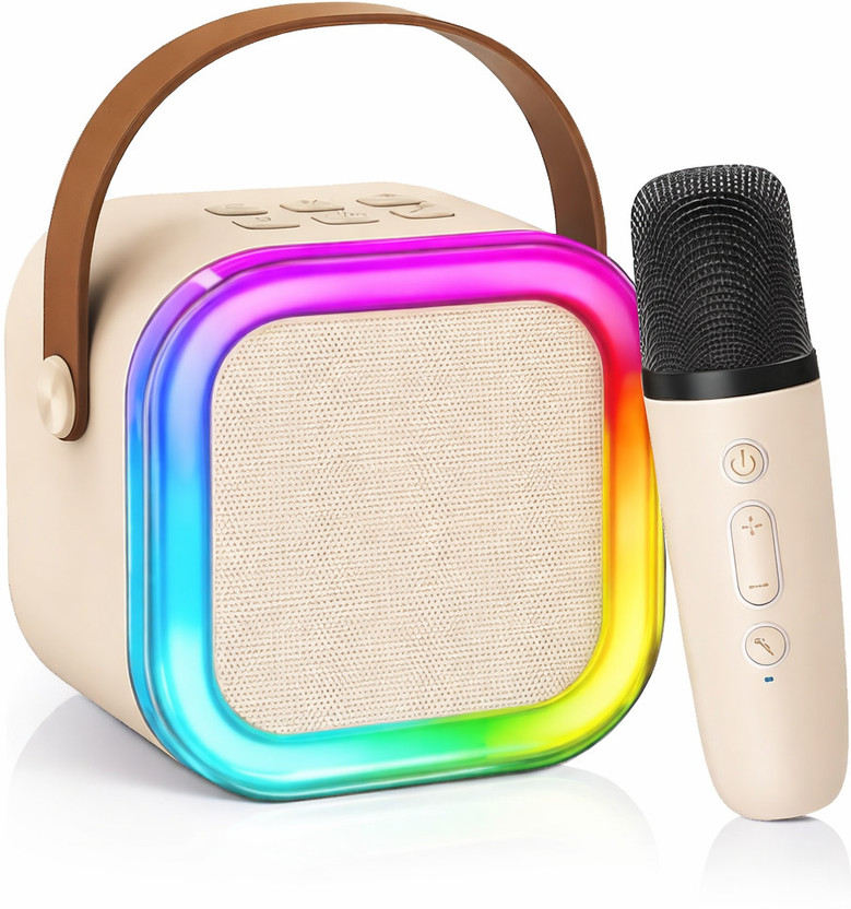 WORLD WORLD OF TINY Kids & Adults Karaoke Microphone with Volume Control 5 W Bluetooth Party Speaker(Multicolor, 5.1 Channel) - Flipkart Deal