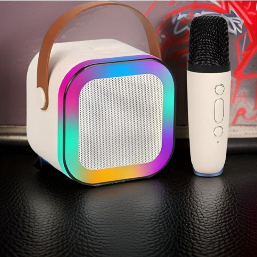 Raptor Karaoke Speaker K12: Party POP Wireless Bluetooth Speaker with Mic, RGB 590 10 W Bluetooth Home Audio Speaker(Multicolor, 4.1 Channel)