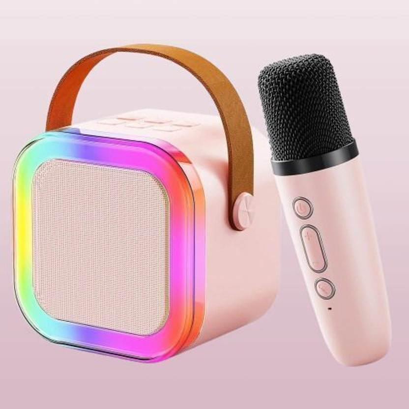 DIJA DIJA New Mini Karaoke Bluetooth Speaker with Microphone - Kids Music Singing 5.6 W Bluetooth Home Audio Speaker(Multicolor, 5.1 Channel) - Flipkart Deal
