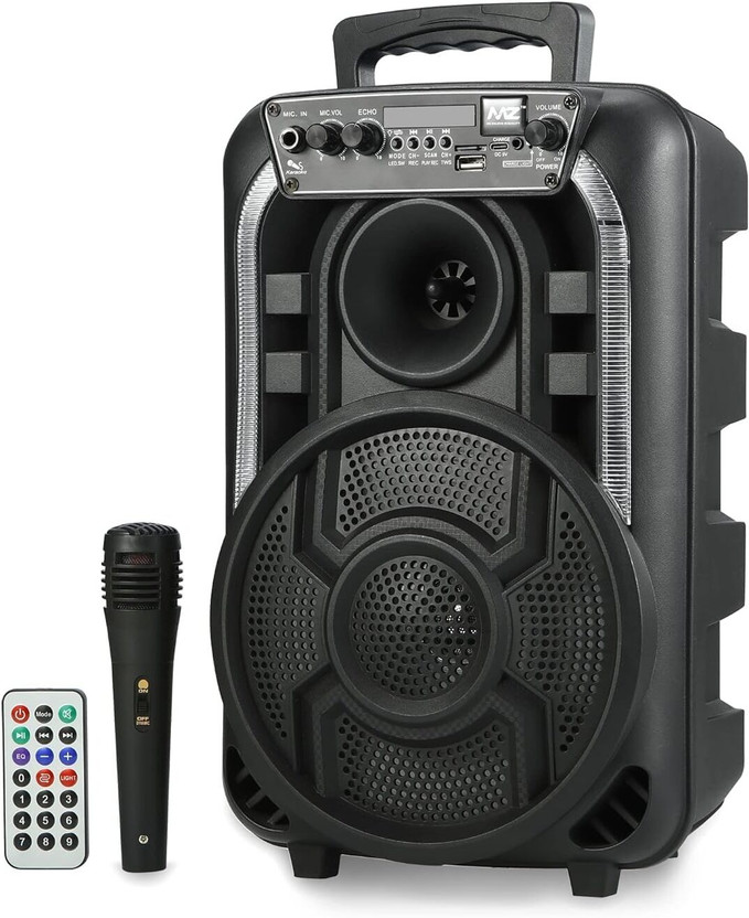 DRUMSTONE LED Display, AUX/USB/TF Card Support 5 W Bluetooth Home Audio Speaker(Black, 5 Way Speaker Channel)