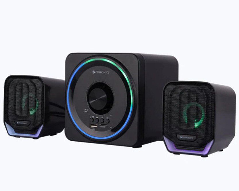 ZEBRONICS -Pluto 2 15 W Bluetooth Speaker(Black, 2.1 Channel)