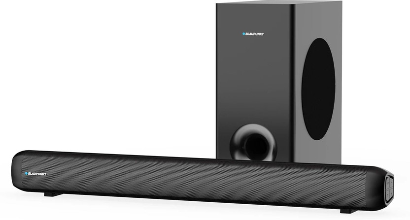 Blaupunkt SBW NEW YORK 20 2.1 CH 120W Soundbar I HDMI-ARC I BT I AUX I Remote Control 120 W Bluetooth Home Audio Speaker(Black, 2.1 Channel)