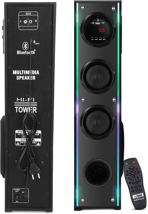 HR CREATIVE CV- 1212 120 W Bluetooth Home Theatre(Black, Stereo Channel)