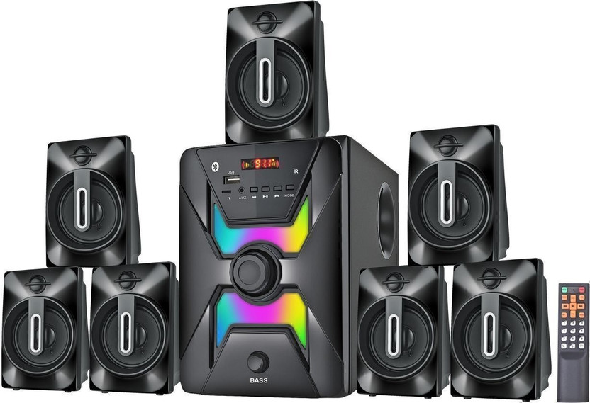 RIBSUN Phantom 7.1 Bluetooth Home theater-Party Speaker-Sound box 90 W Bluetooth Home Theatre(Black, 7.1 Channel)