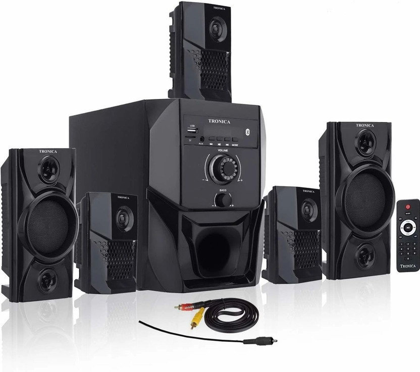 TRONICA Super King With FM/PenDrive/Sd Card/Mobile/Aux Support & Remote 40 W Bluetooth Home Theatre(Black, 5.1 Channel)