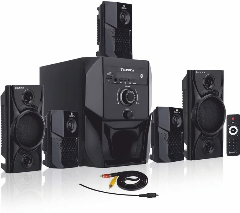 TRONICA Super King With FM/PenDrive/Sd Card/Mobile/Aux Support & Remote 50 W Bluetooth Home Theatre(Black, 5.1 Channel)