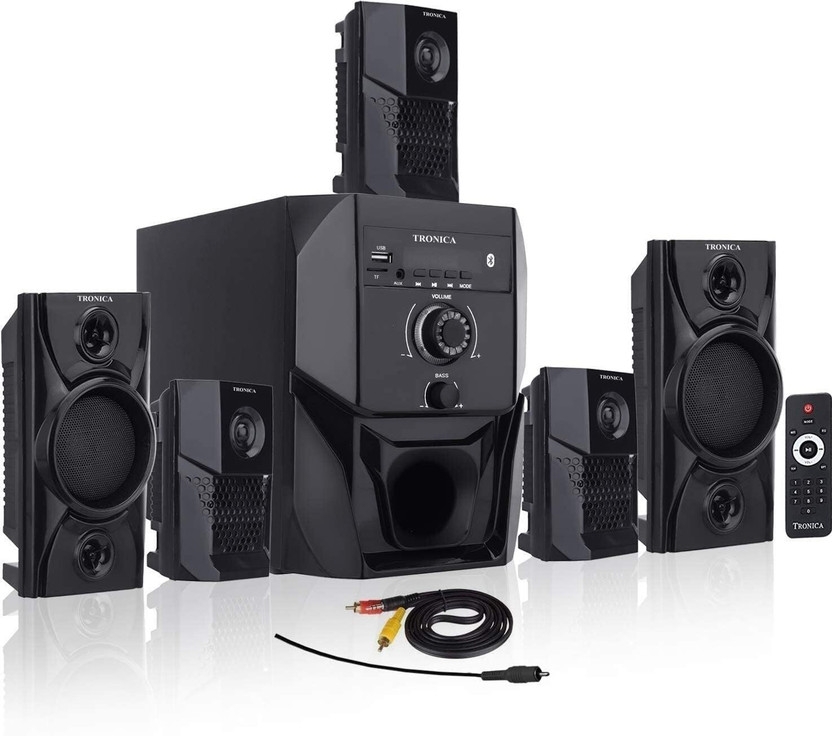 TRONICA SUPERKING-222 50 W Bluetooth Home Theatre(Black, 5.1 Channel)