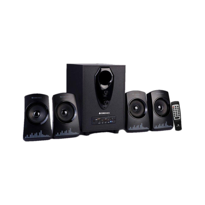 ZEBRONICS ZEB-FEEL 4 60 W Bluetooth Home Audio Speaker(Black, 4.1 Channel)