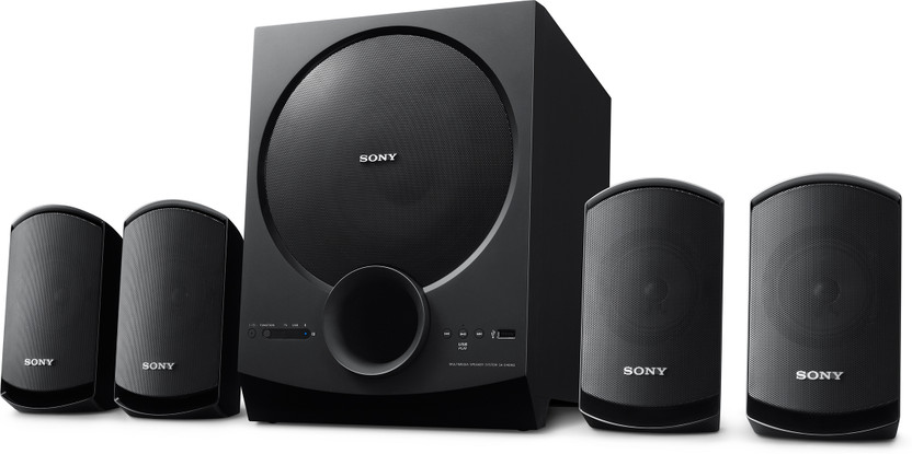 SONY New SA-D40M2 All In One 4.1ch Home Theatre system with Powerful Subwoofer 100 W Bluetooth Home Audio Speaker(Black, 4.1 Channel)