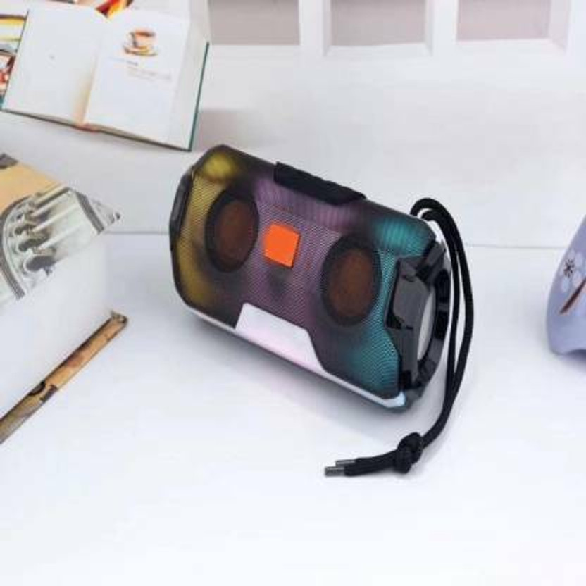 NKL Built-in MIC | SD Card | USB & PAN DRIVE | AUX Supported Lighting Bluetooth Speaker Look Light Bass Sound with Dancing Light Feature | Built-in MIC Ultra Bass TF, Speaker Phone /3D Speaker Heavy Bass Led Ultra 3D Bass Portable Wireless Bluetooth Speaker TF-card supported for homeOutdoor activiti