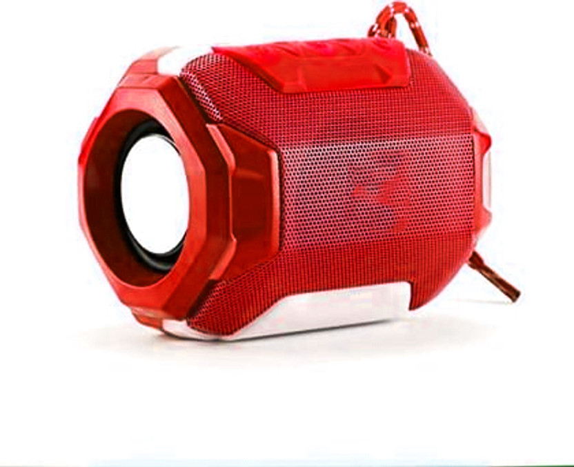 Deeshora Creative wireless bluetooth speaker audio bass outdoor portable series HIFI 5 W Bluetooth Speaker(Red, Stereo Channel)