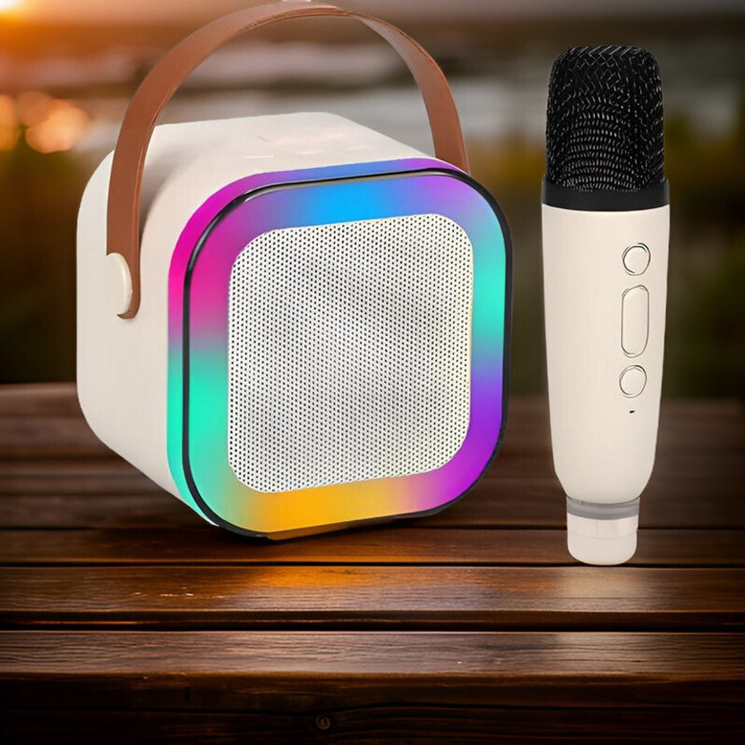 TRUWEL M02_K12 Kids' Mini Karaoke Machine: Bluetooth Speaker with Wireless Mic 5 W Bluetooth Speaker(Multicolor, 4.1 Channel)