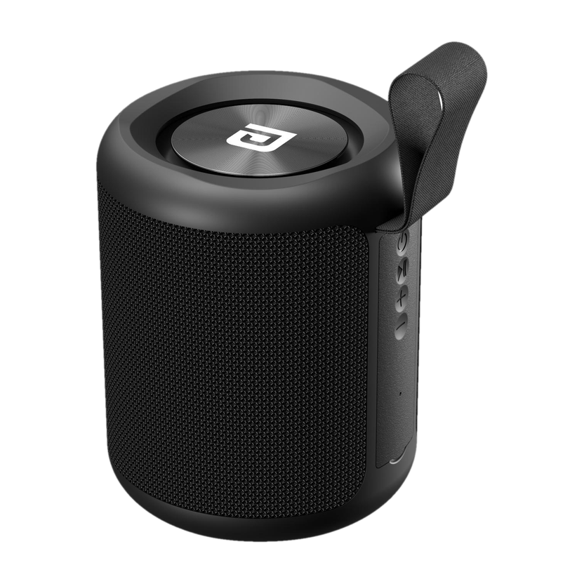 Portronics SoundDrum P Wireless with 6-7 hrs Playback Time, Handsfree Calling, 20 W Bluetooth Speaker(Black, Stereo Channel)