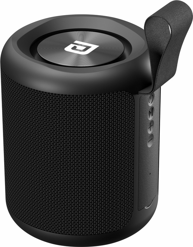 Portronics SoundDrum P Wireless with 6-7 hrs Playback Time, Handsfree Calling, 20 W Bluetooth Speaker(Black, Stereo Channel)