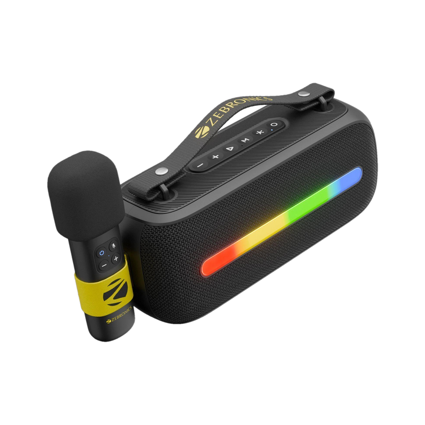 ZEBRONICS Zeb-Sound Feast 80 20 W Bluetooth Speaker(Black, 2.0 Channel)