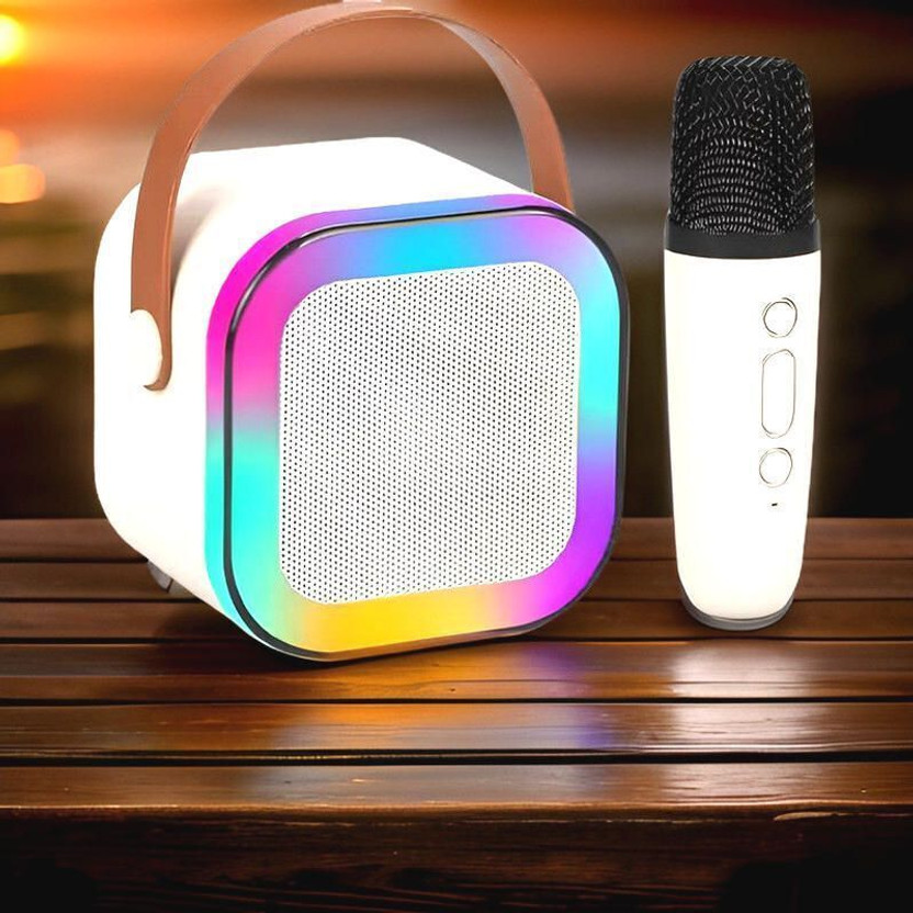 RAJESHBIMLU 10W Bluetooth Speaker Wireless Karaoke Mic Speaker 117 10 W Bluetooth Tower Speaker(Multicolor, 4.1 Channel)