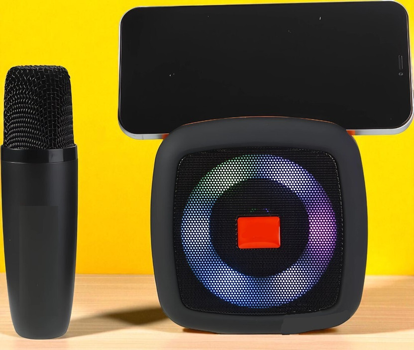 Ziddjeet X247 Portable Karaoke Machine – Wireless Mic & Speaker Combo for Family Fun 5 W Bluetooth Speaker(Multicolor, Stereo Channel)