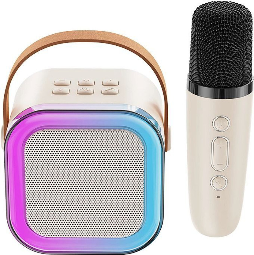 Sterling Bazaar Mini Karaoke Machine for Kids with Wireless Microphone 5 W Bluetooth Speaker(Multicolor, 5.0 Channel)