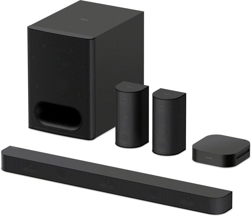 SONY Bravia Theatre System 6(HT-S60),Dolby Atmos, subwoofer & Wireless Rear Speakers 1000 W Bluetooth Soundbar(Black, 5.1 Channel)