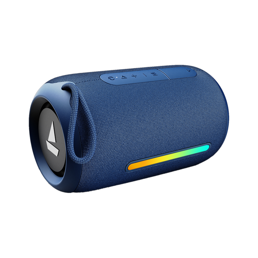 boAt Stone 350 Pro/358 Pro, Music Streaming on JioSaavn,12 HRS Playback, IPX5 14 W Bluetooth Speaker(Vibing Blue, Mono Channel)