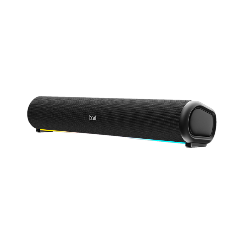 boAt Aavante Bar 950,Stream Free Music on JioSaavn, Dual Passive Radiators,7H Battery 40 W Bluetooth Home Audio Speaker(Premium Black, 2.0 Channel)