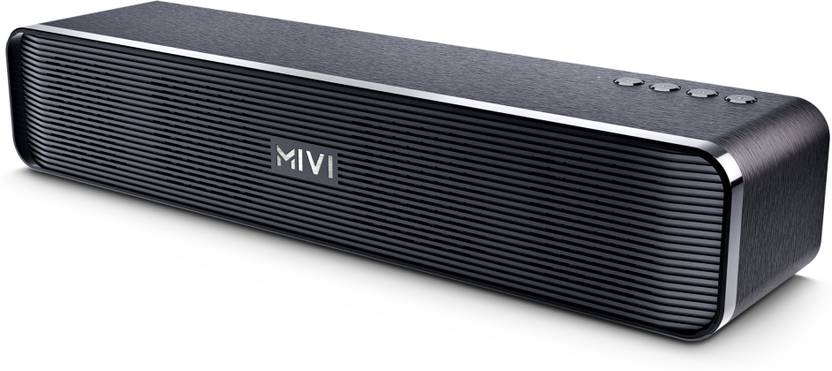 Mivi Fort H30 With Full Range HD Sound, 6Hrs Playback, Voice Assistant 30 W Bluetooth Speaker Black, 2.0 Channel