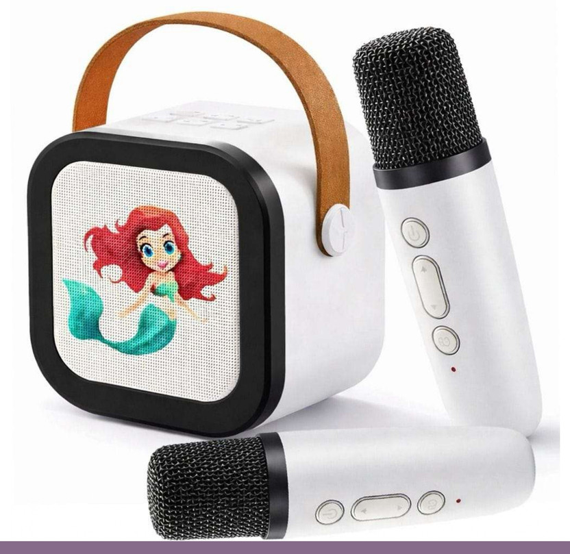 ThirdEye Enertech Special Mermaid Edition Portable Kids Karaoke Speaker with Mic_173 5 W Bluetooth Party Speaker(White, 2.1 Channel)