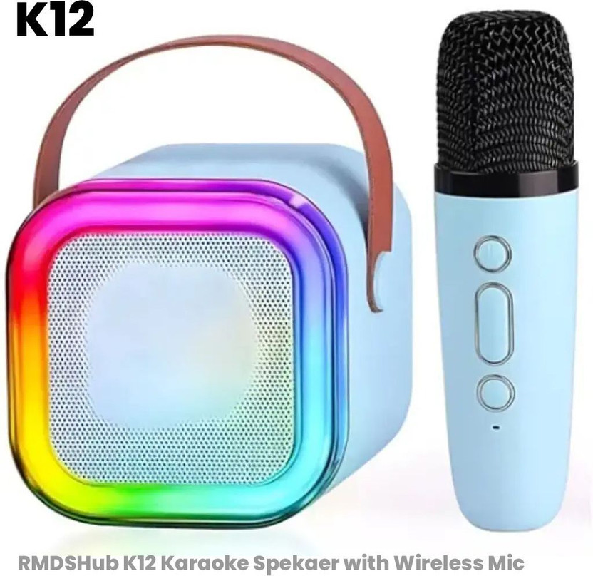 AAC AAC Party Pop K12 Bluetooth Speaker Wireless Mic 10 W Bluetooth Party Speaker(Multicolor, 5.0 Channel) - Flipkart Deal