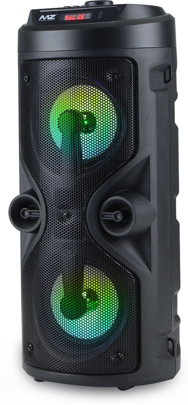 MZ M51VP (Portable Karaoke Speaker) Dynamic Sound with Karaoke 4 X 2 Inch Mic 20 W Bluetooth Party Speaker(Black, Stereo Channel)