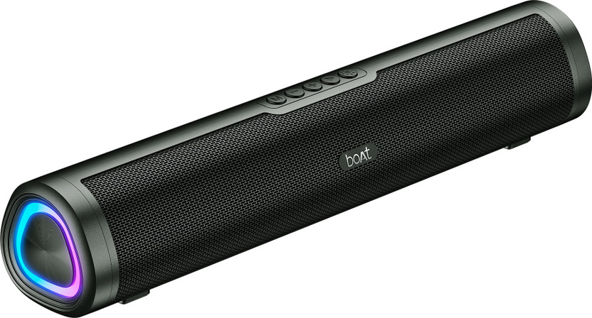 boAt Aavante 2.0 150, RGB LEDs, 5 Hrs Battery, TWS Feature 16 W Bluetooth Speaker(Premium Black, 2.0 Channel)