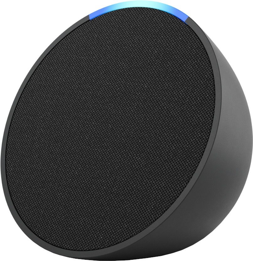 Alexa Echo Pop| Bluetooth with Alexa Assistant Smart Speaker(Black)