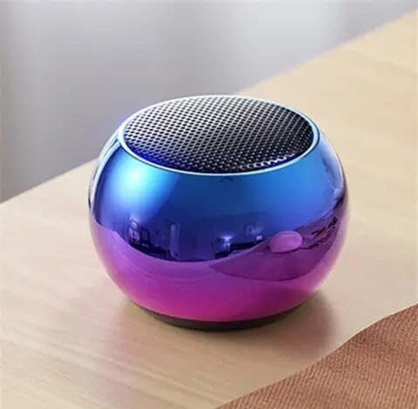 ShopGlobal Wireless Portable Bluetooth Mini Boost Speaker with Google Assistant Smart Speaker(Metallic Blue)