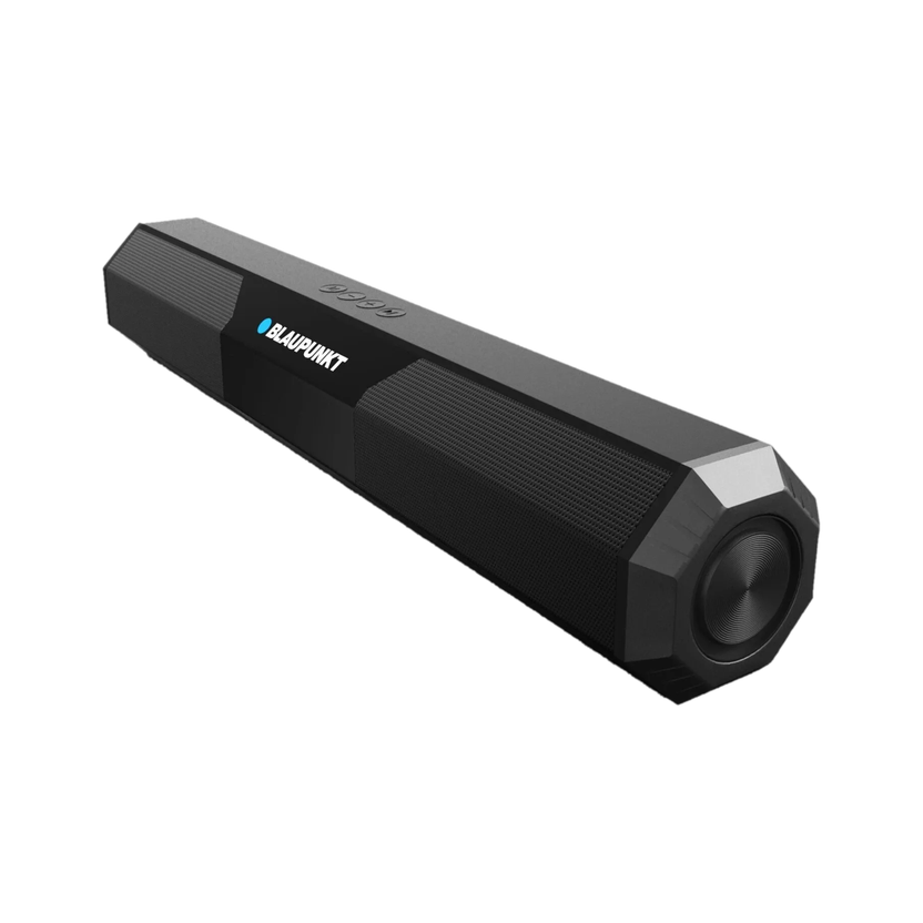 Blaupunkt SBA20 Plus Bluetooth Soundbar Speaker for TV with BT, AUX, TWS 20 W Bluetooth Speaker (jet Black, 2.0 Channel)