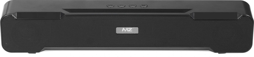 MZ MZ M51-PORTABLE HOME TV SOUNDBAR-Dynamic Thunder Sound 2400mAh Battery 10 W Bluetooth Soundbar(Black, Stereo Channel) - Flipkart Deal