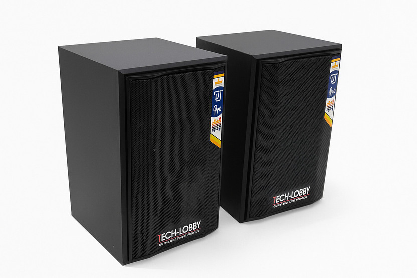 TECH-LOBBY AudioMasters Studio 039 Bookshelf Speakers 140 W Studio Monitor(Black, 2.0 Channel)