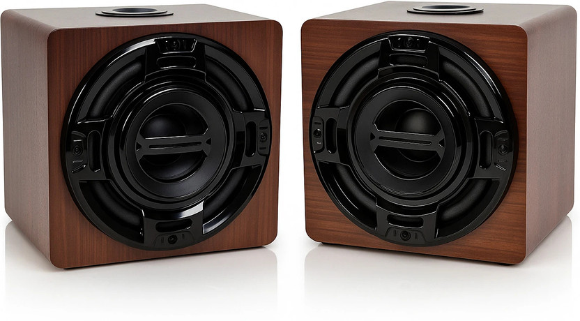 TECH-LOBBY StudioBass Power 5 140 W Studio Monitor(Wodden, 2.0 Channel)